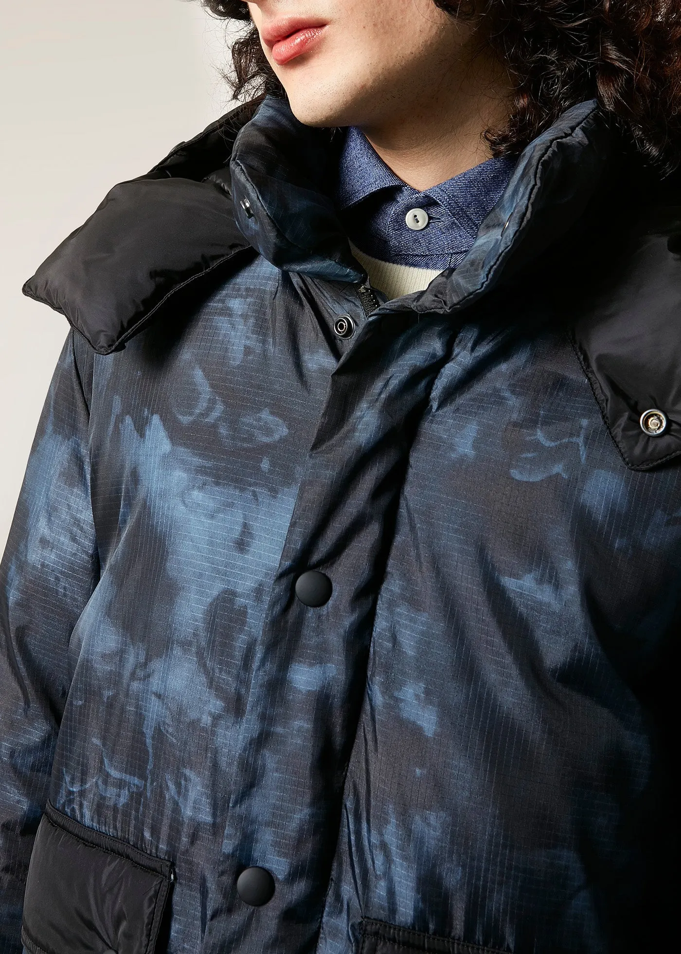 AANGOON PRINTED DOWN JACKET