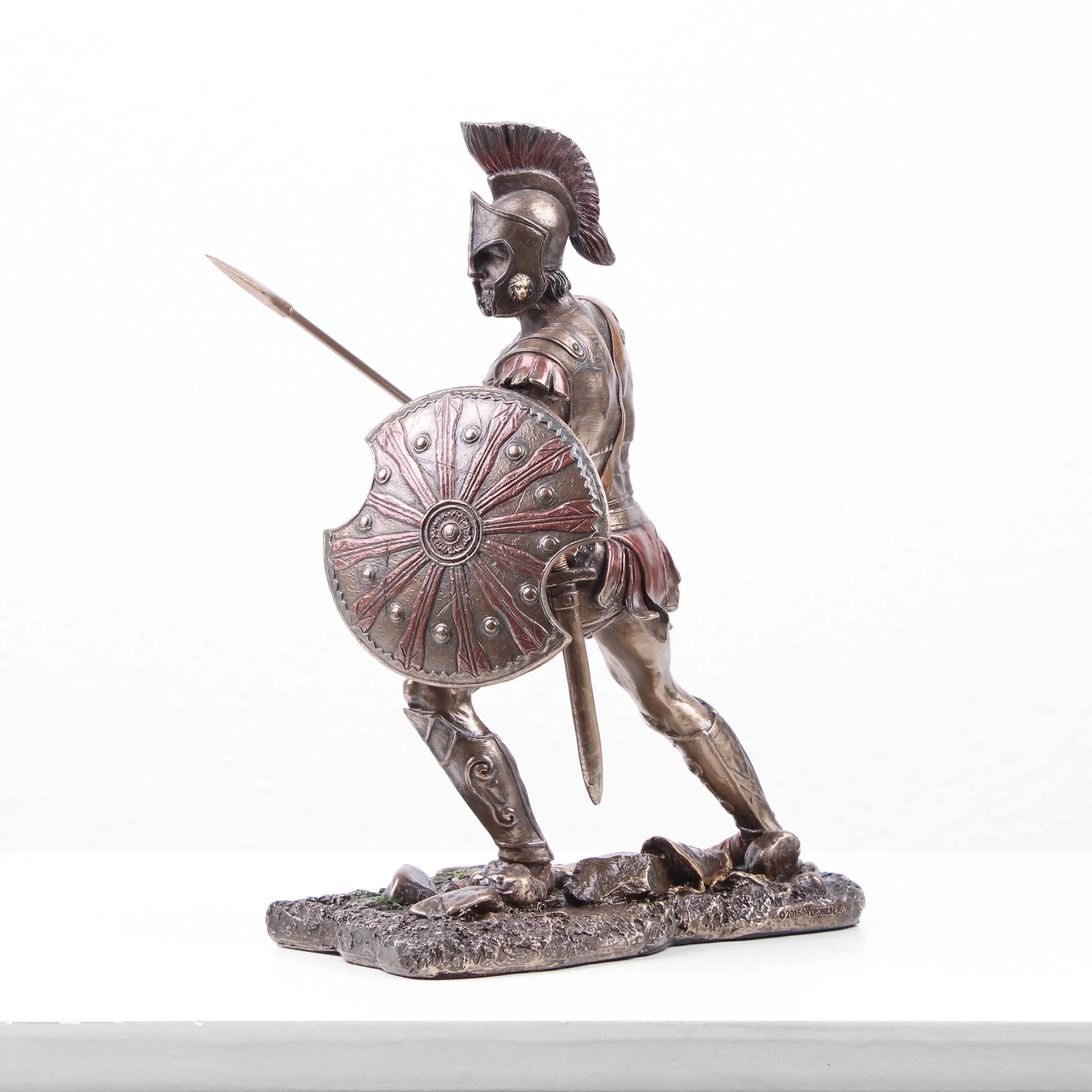 Achilles Greek Warrior Statue (Cold Cast Bronze Sculpture)