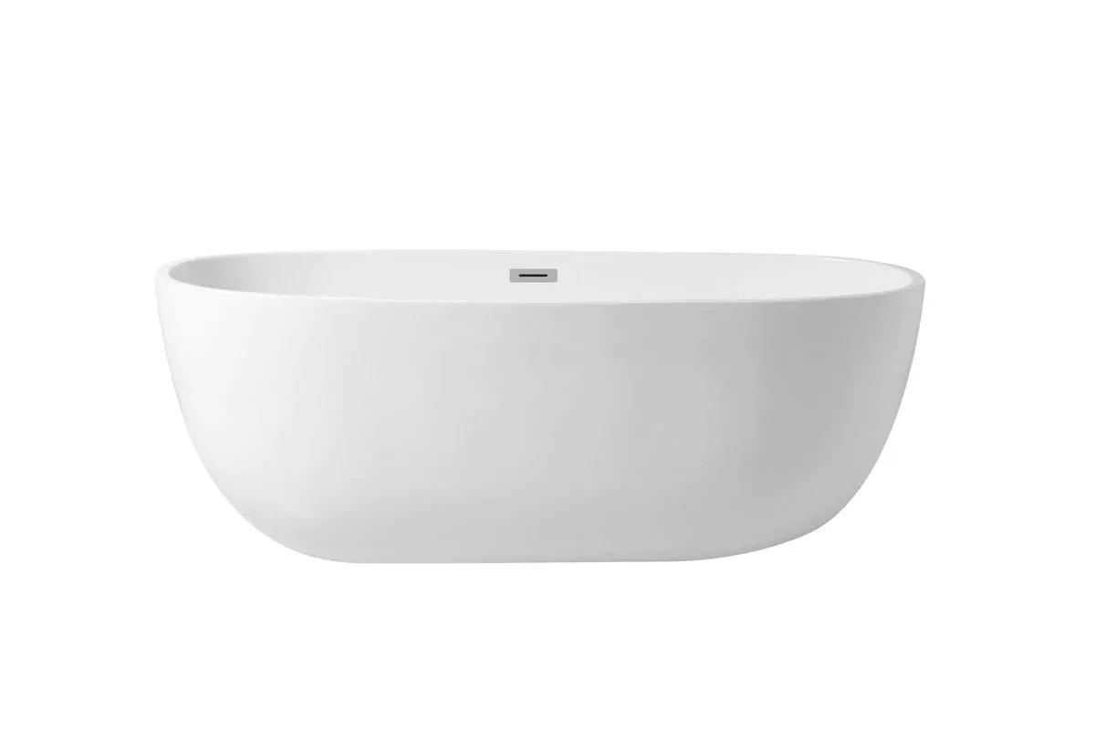 Allegra 67" Soaking Roll Top Bathtub