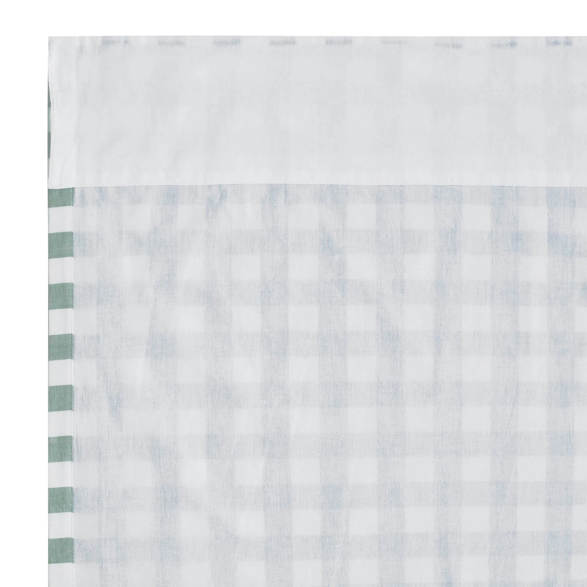 Annie Buffalo Green Check Short Panel Set of 2 63x36