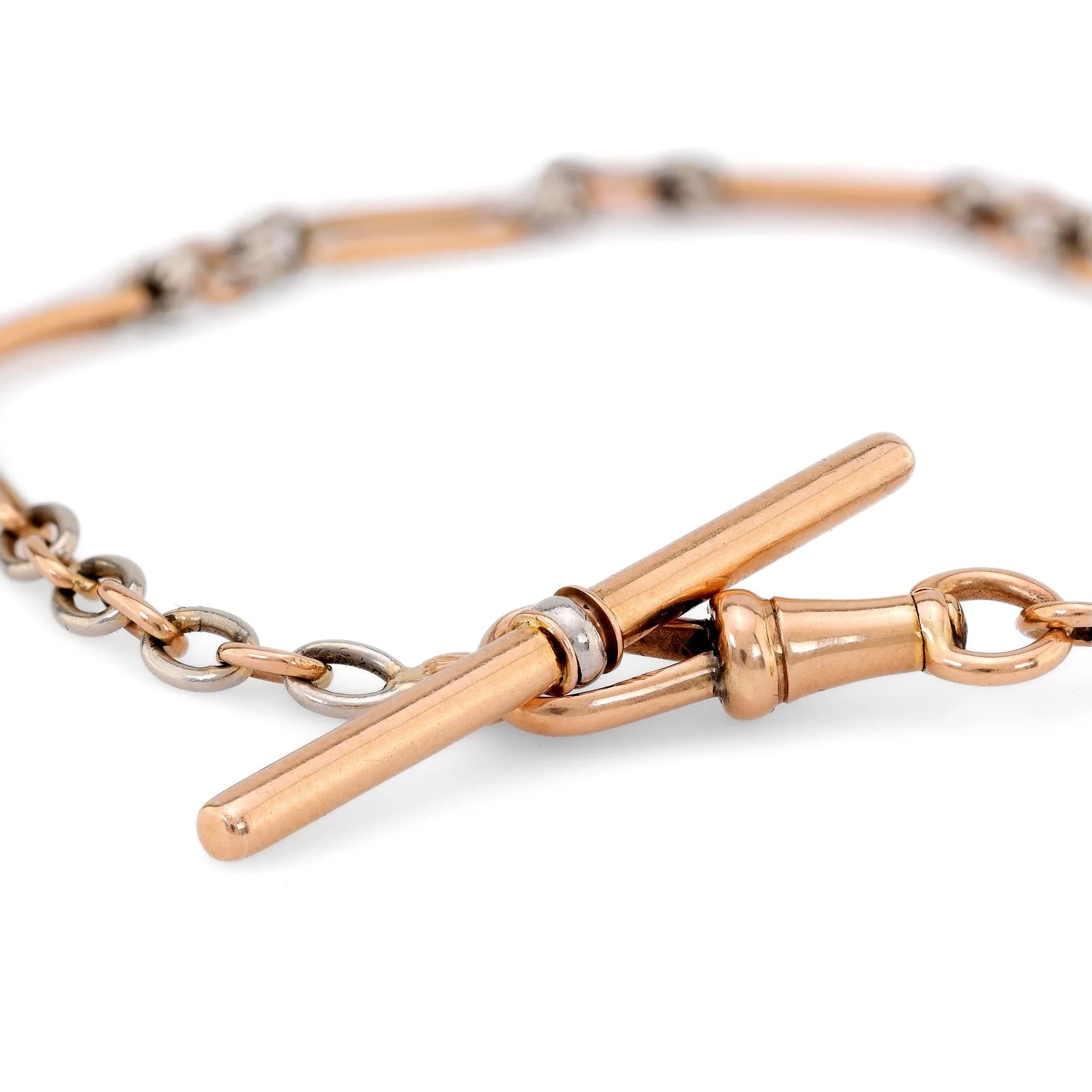 Art Nouveau French 18K Rose Gold Bracelet