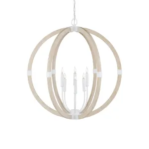 Bastian Sandstone Orb Chandelier