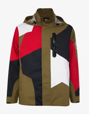 Baudrier Multicolour Patchwork Windbreaker