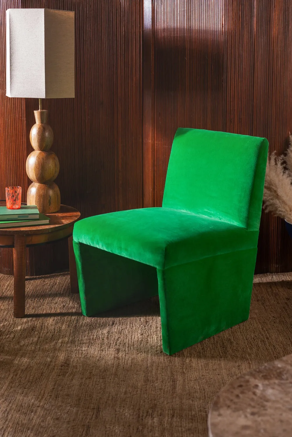 Birdie French Velvet Upholstered Chair