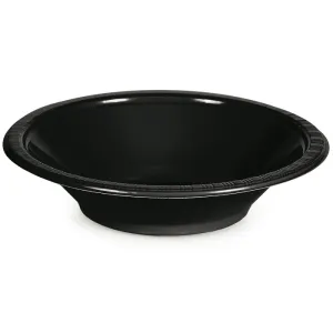 Black 12 Oz Plastic Bowls (20/Pkg)