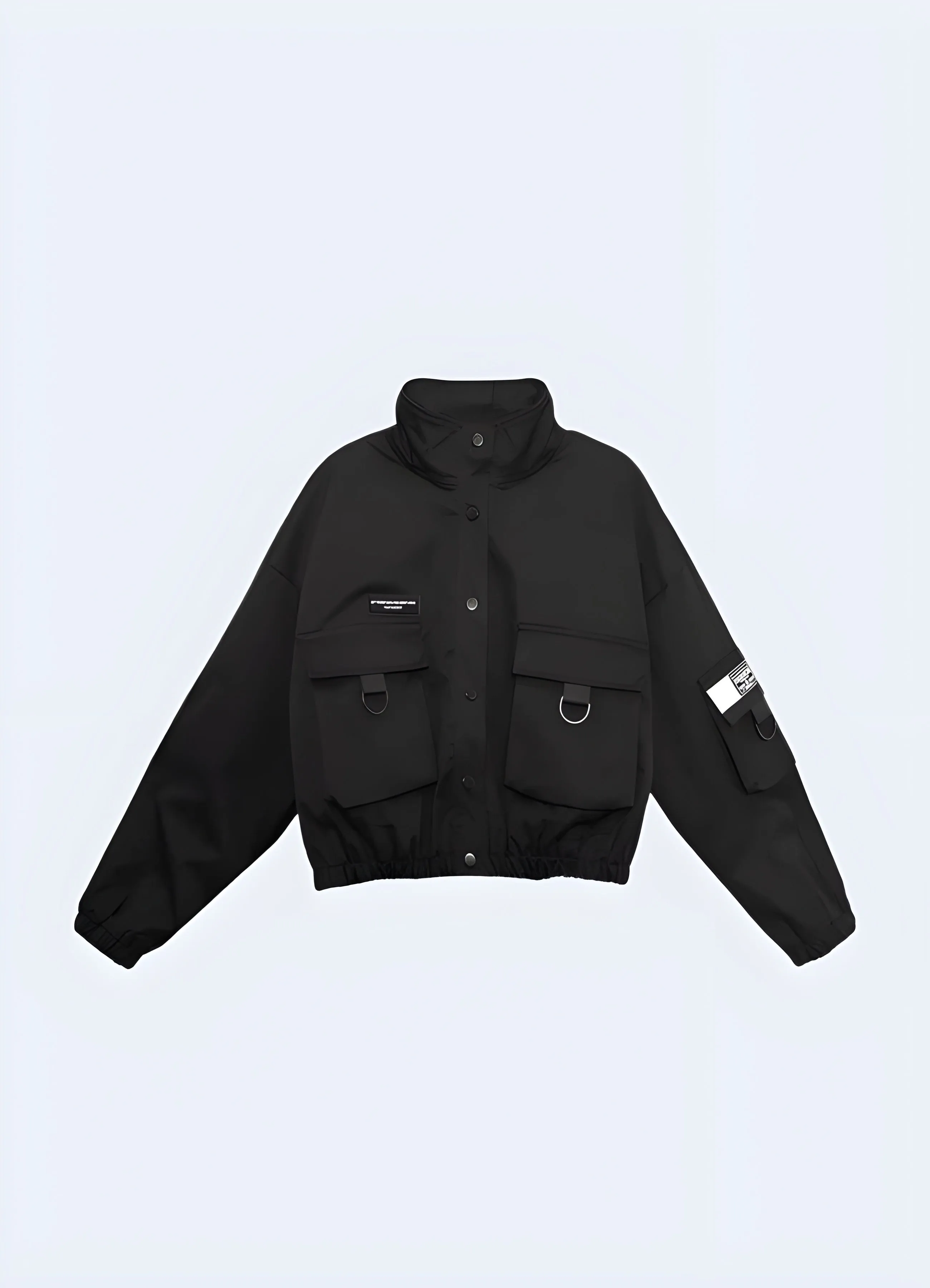 Black Women's Utility Jacket