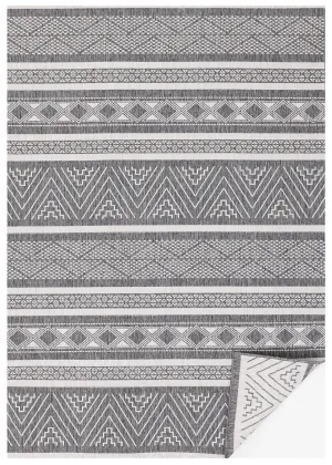 Bristol Grey Reversible Indoor / Outdoor Rug