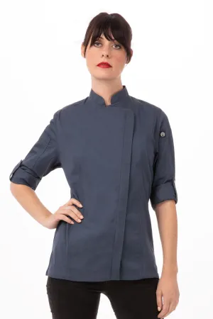 Chefs Works Hartford Chef Jacket- Blue