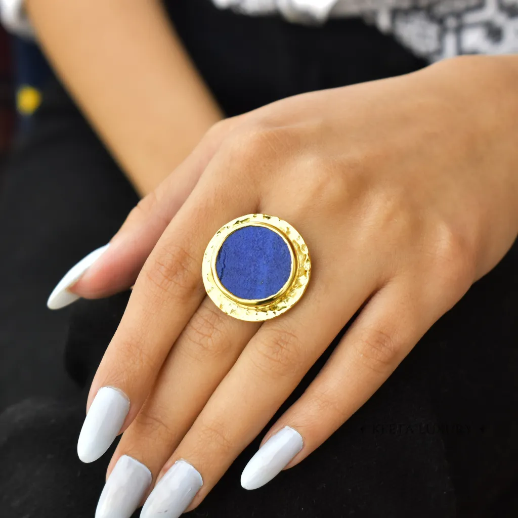 Coin Treasury - Lapis Lazuli Ring