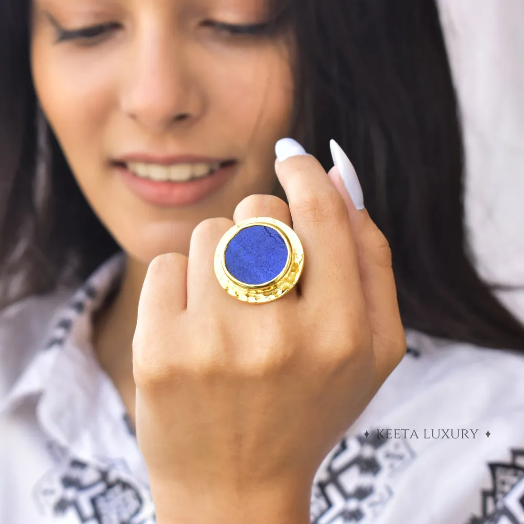 Coin Treasury - Lapis Lazuli Ring