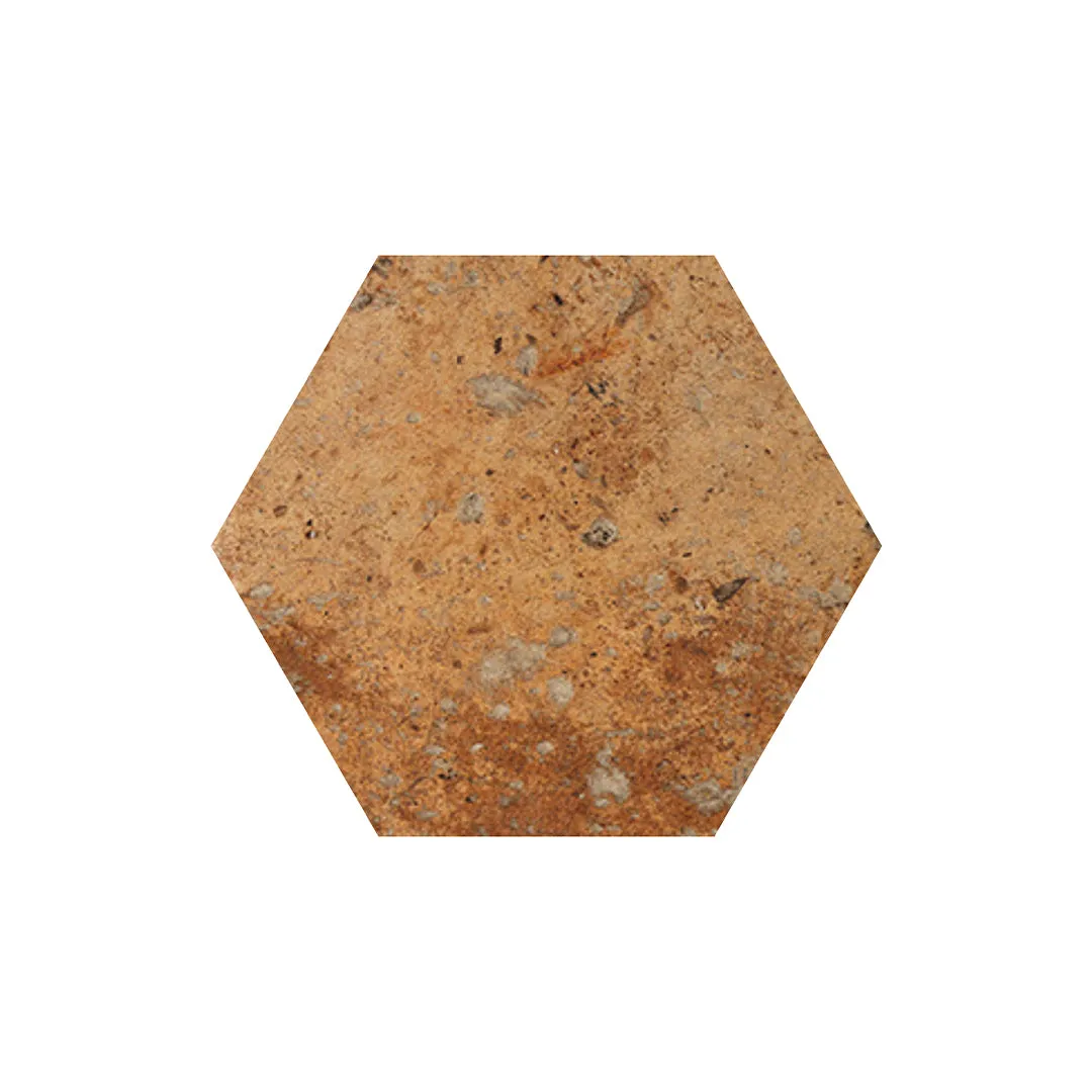 Cotto Dorato Hexagon, 6" x 7" - Porcelain Tile