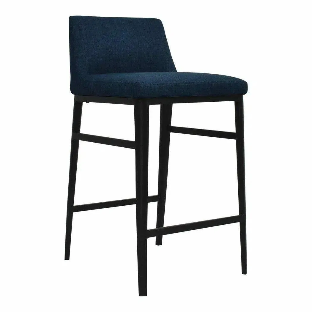 Counter Stool Blue Contemporary