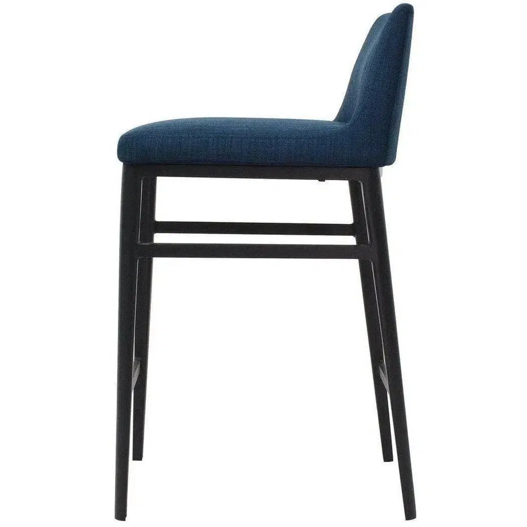 Counter Stool Blue Contemporary