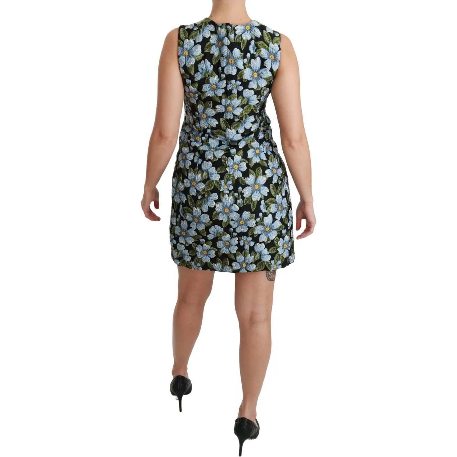 Dolce & Gabbana Elegant Floral Mini Shift Dress