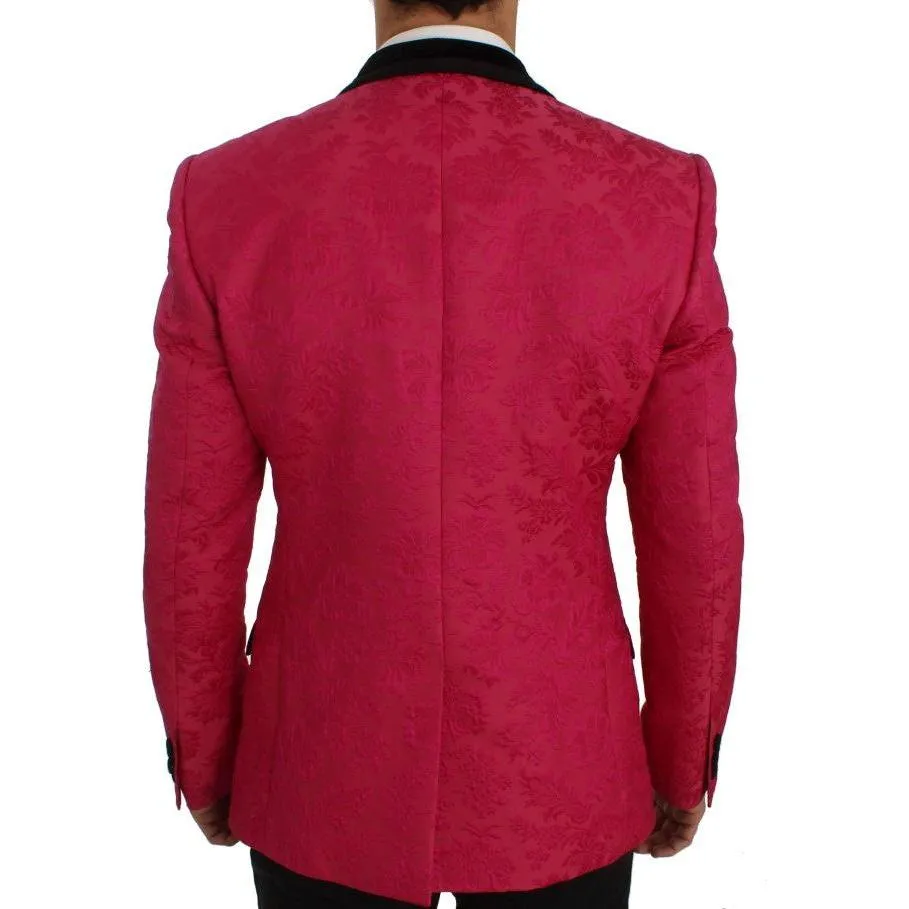 Dolce & Gabbana Floral Brocade Single-Breasted Blazer