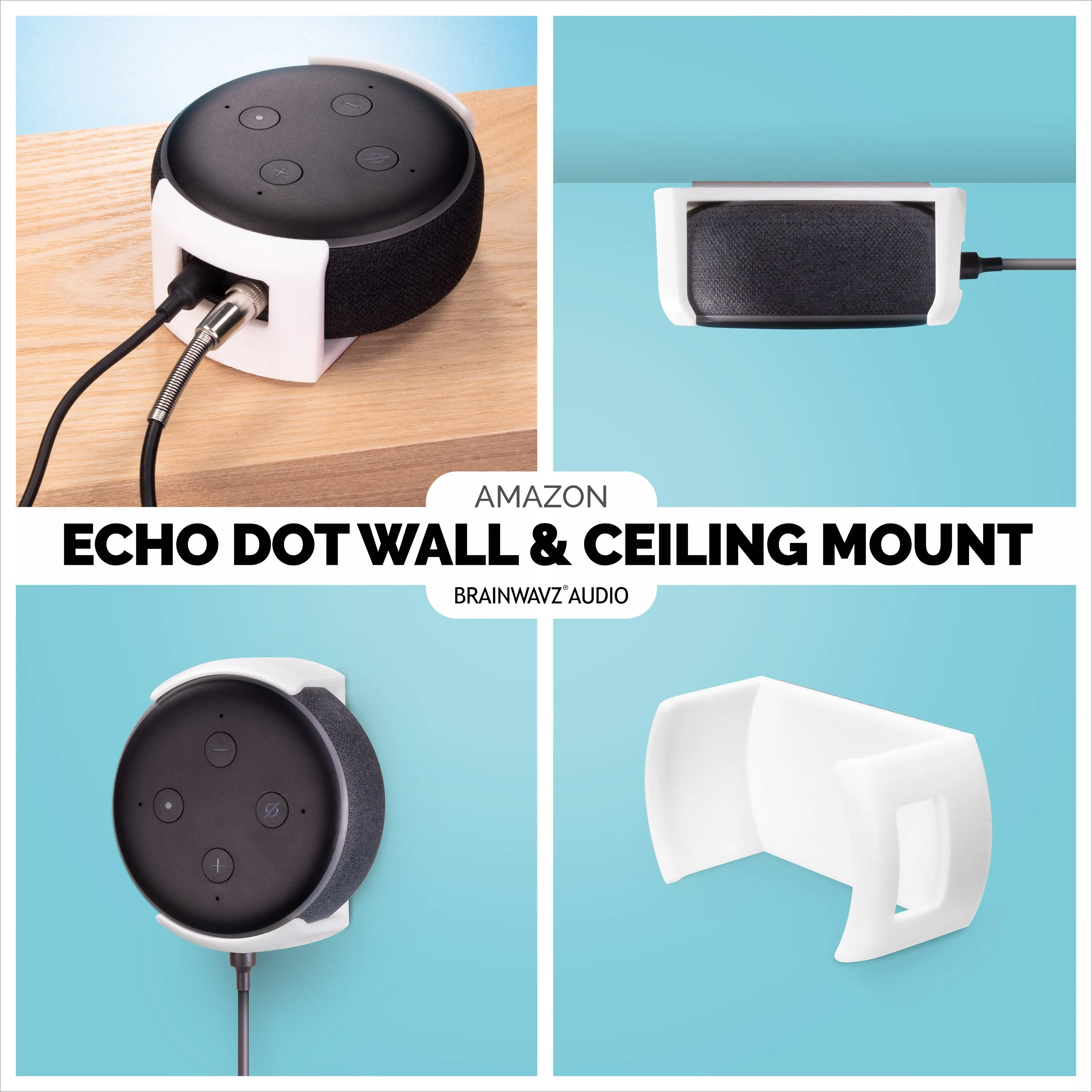 Echo Dot Wall and Ceiling Adhesive Mount