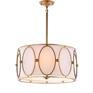 Eloise 3-Light 19" Metal LED Pendant