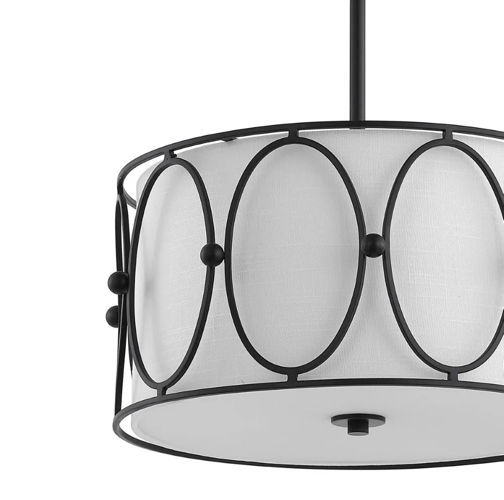 Eloise 3-Light 19" Metal LED Pendant