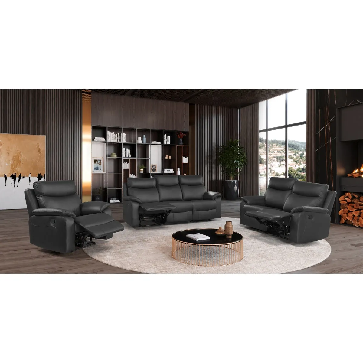 ErgoLux Modern Recliner