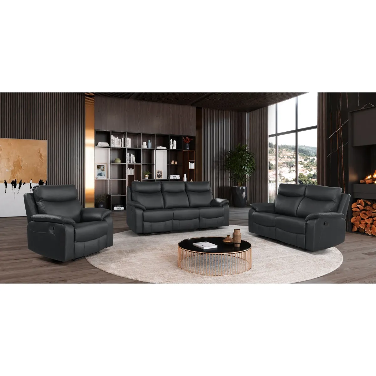 ErgoLux Modern Recliner