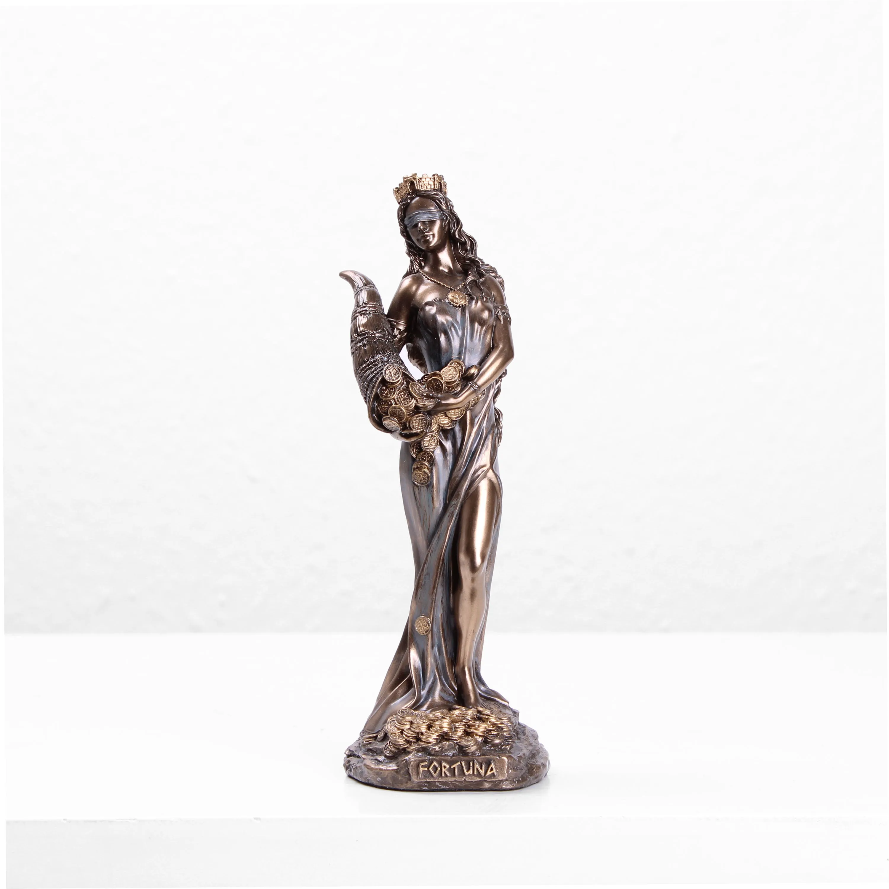 Fortuna Sculpture (Cold Cast Bronze Statue)