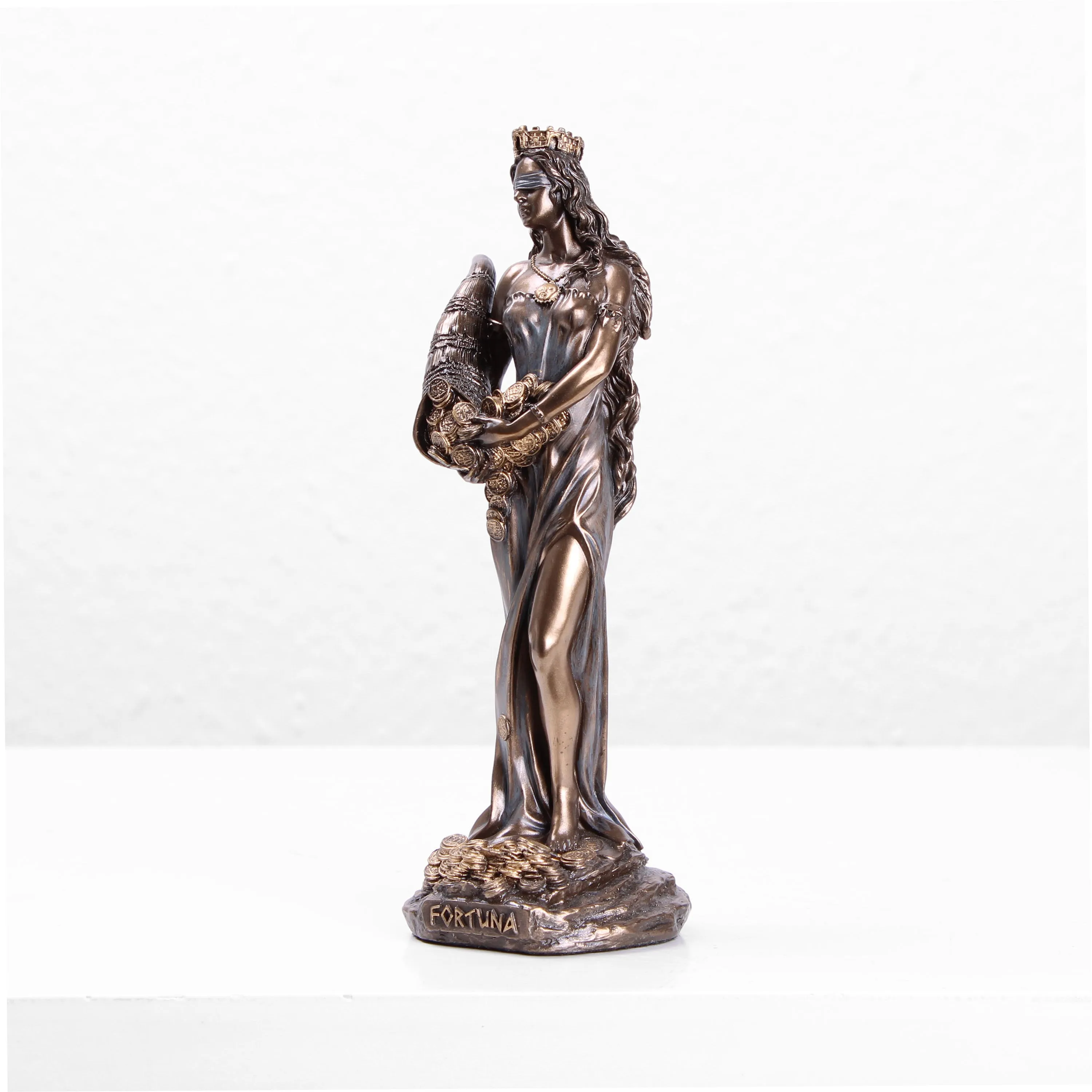 Fortuna Sculpture (Cold Cast Bronze Statue)