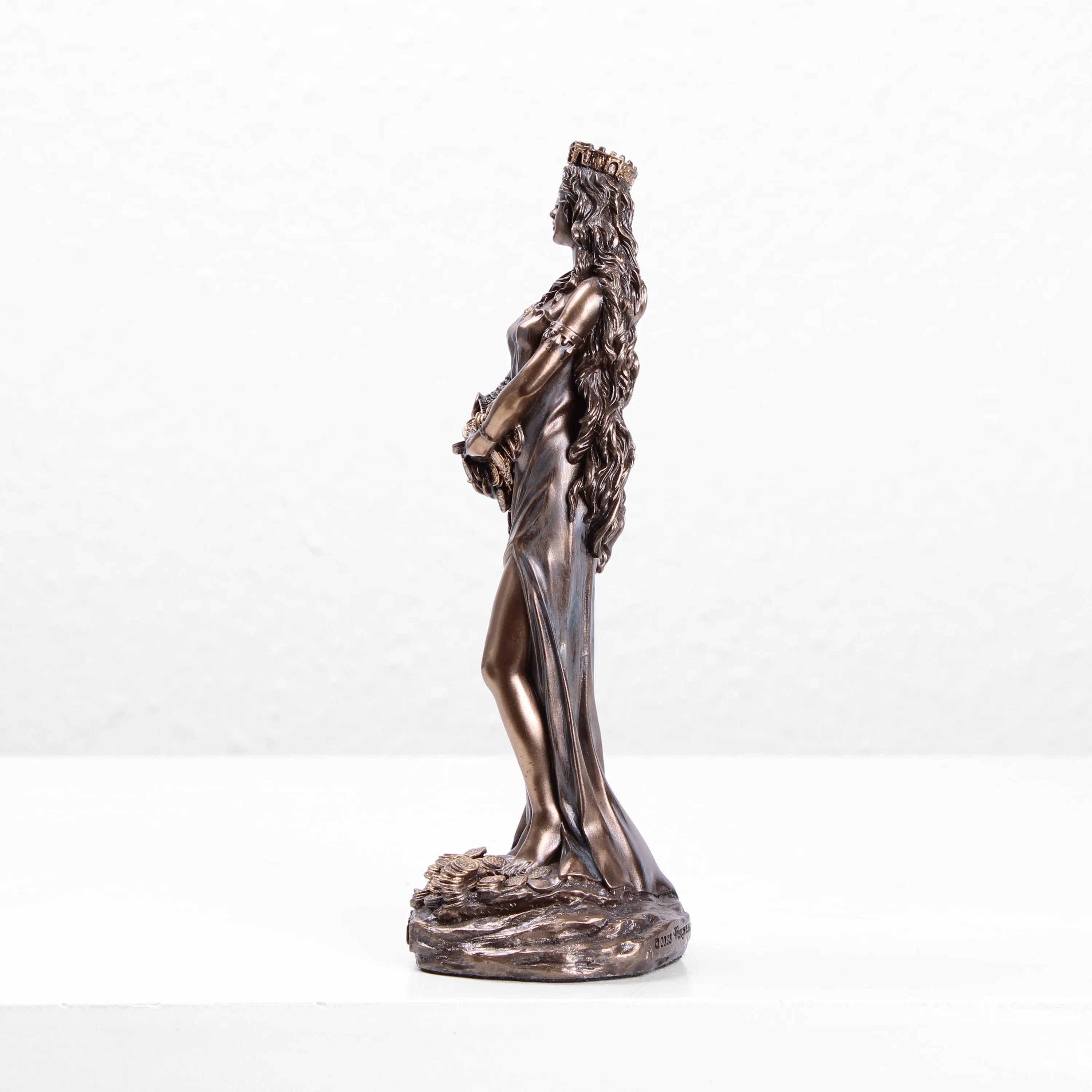 Fortuna Sculpture (Cold Cast Bronze Statue)