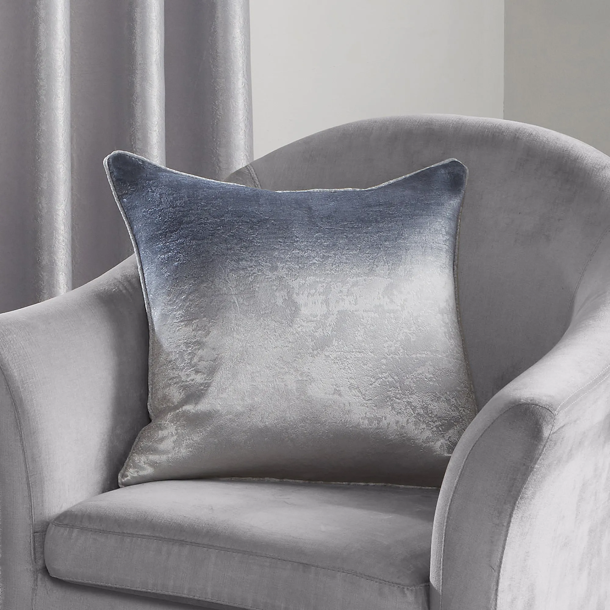 Fusion Ombre Strata Cushion - Grey