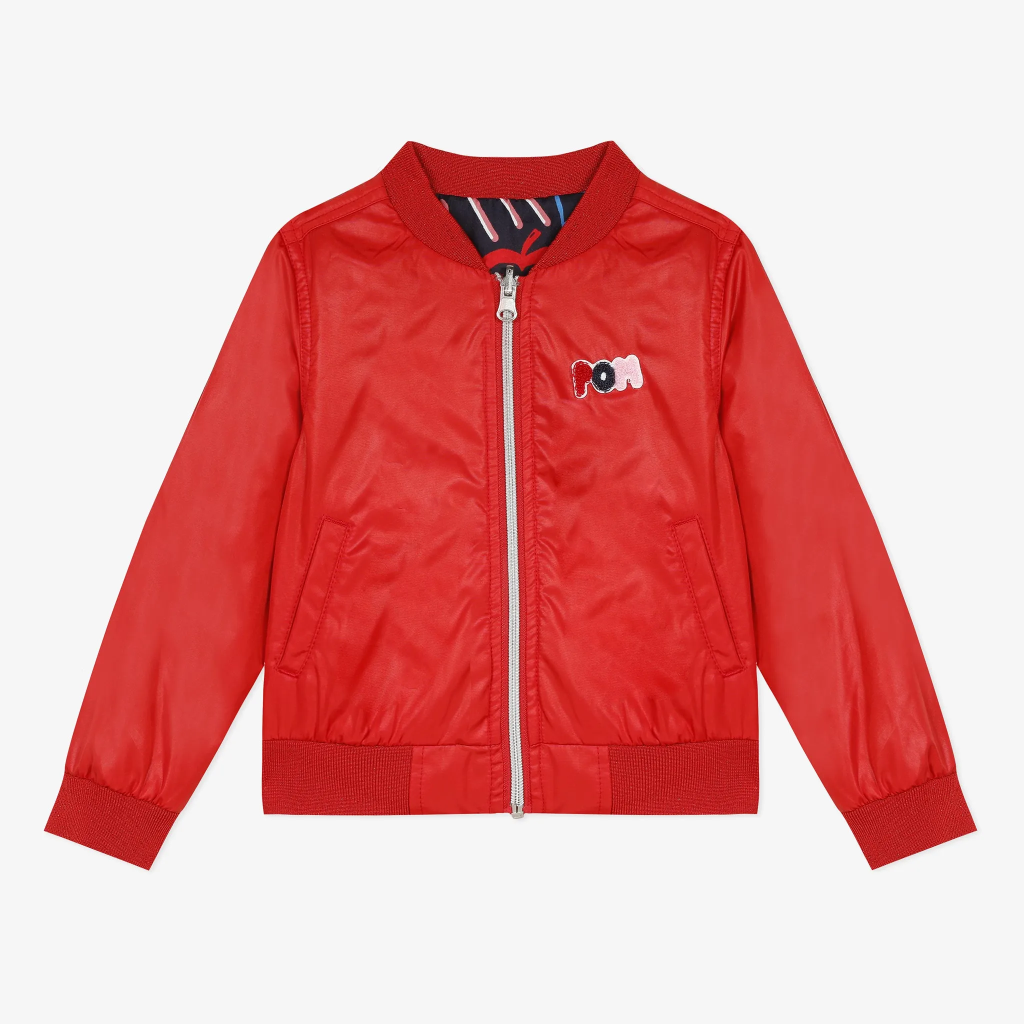 Girls' reversible bomber jacket