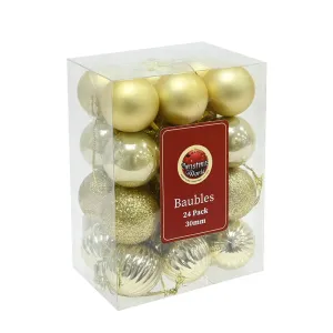 Gold Baubles (3cm)