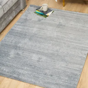 Grey Modern Distressed Rug - Plus