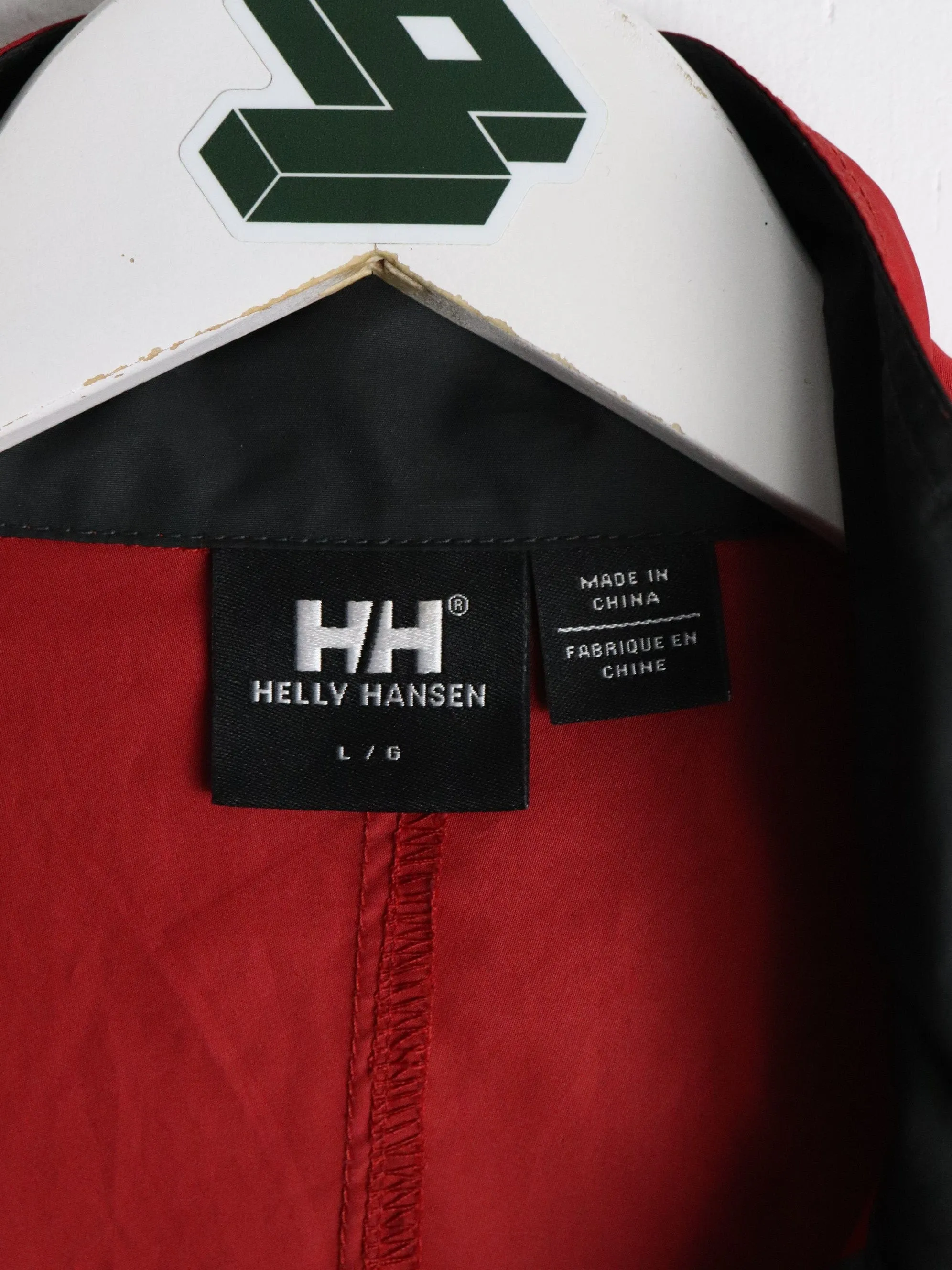 Helly Hansen Windbreaker Mens Large Red