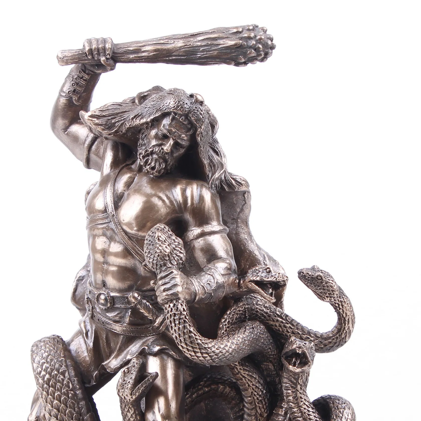 Hercules Fighting the Hydra (Cold Cast Bronze Sculpture)