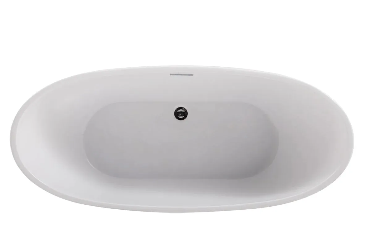 Ines 62" Soaking Bathtub