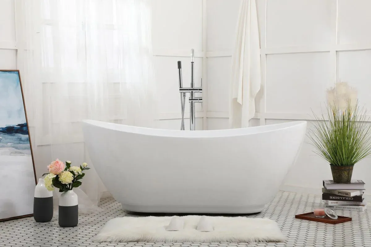 Ines 62" Soaking Bathtub