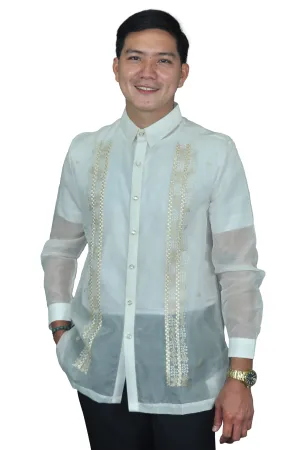 Jusi Elegant Classic Barong Tagalog Full Open- June JS61