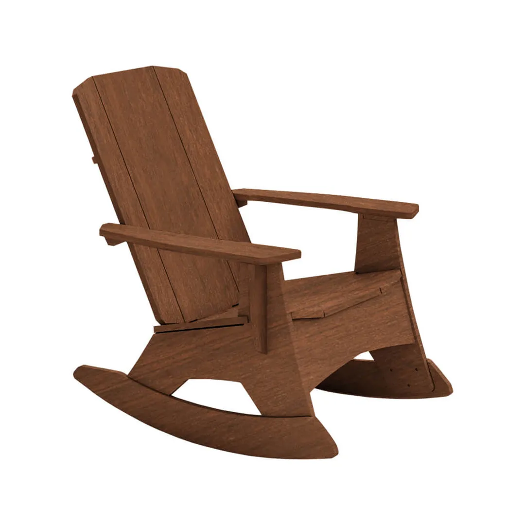 Ledge Lounger Mainstay Adirondack Rocking Chair - Luxury Patio Furniture