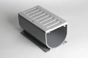 Linear Trench Drain for Pool Decks and Driveways - The 4" Water Hog