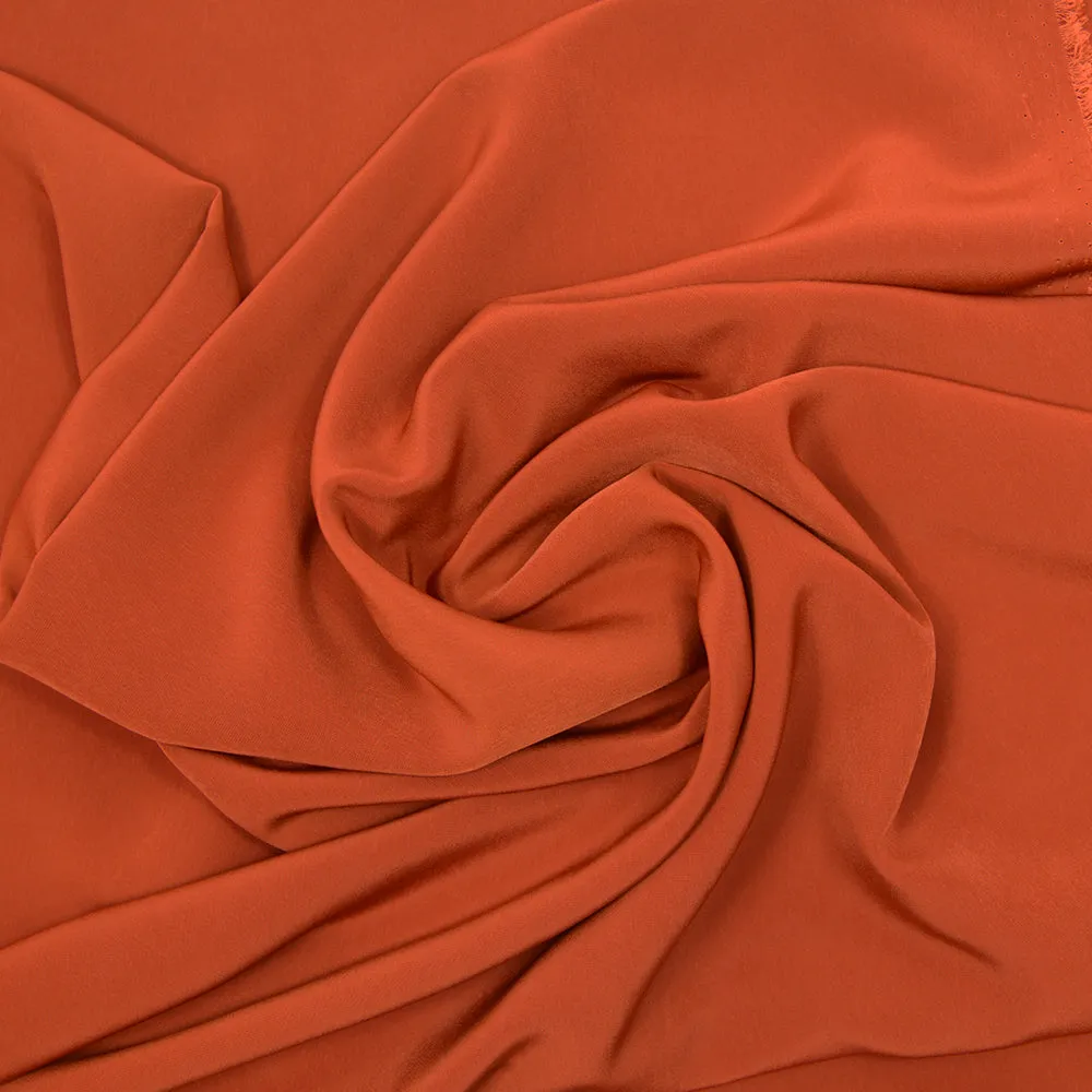 Microfibre polyester rouille