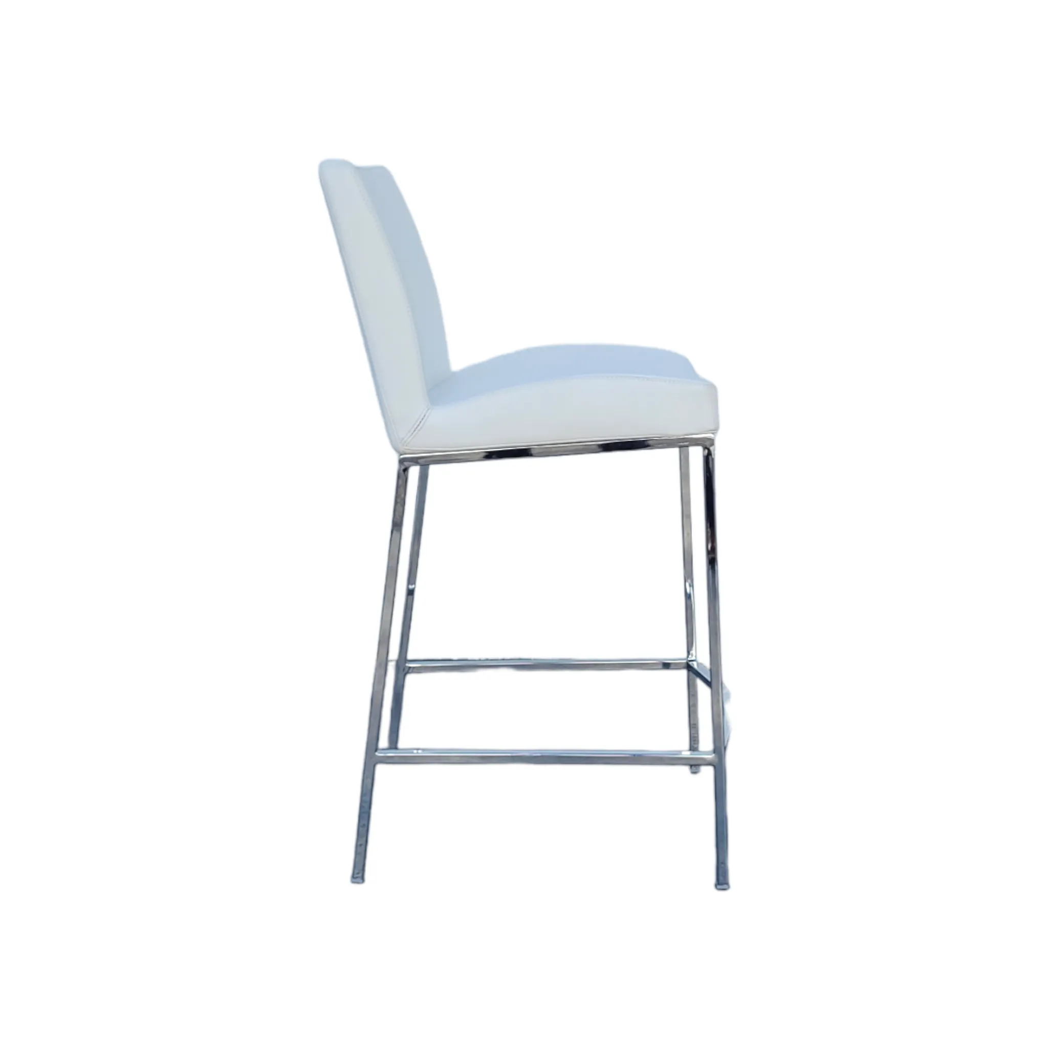 Minimal White Counter Stool