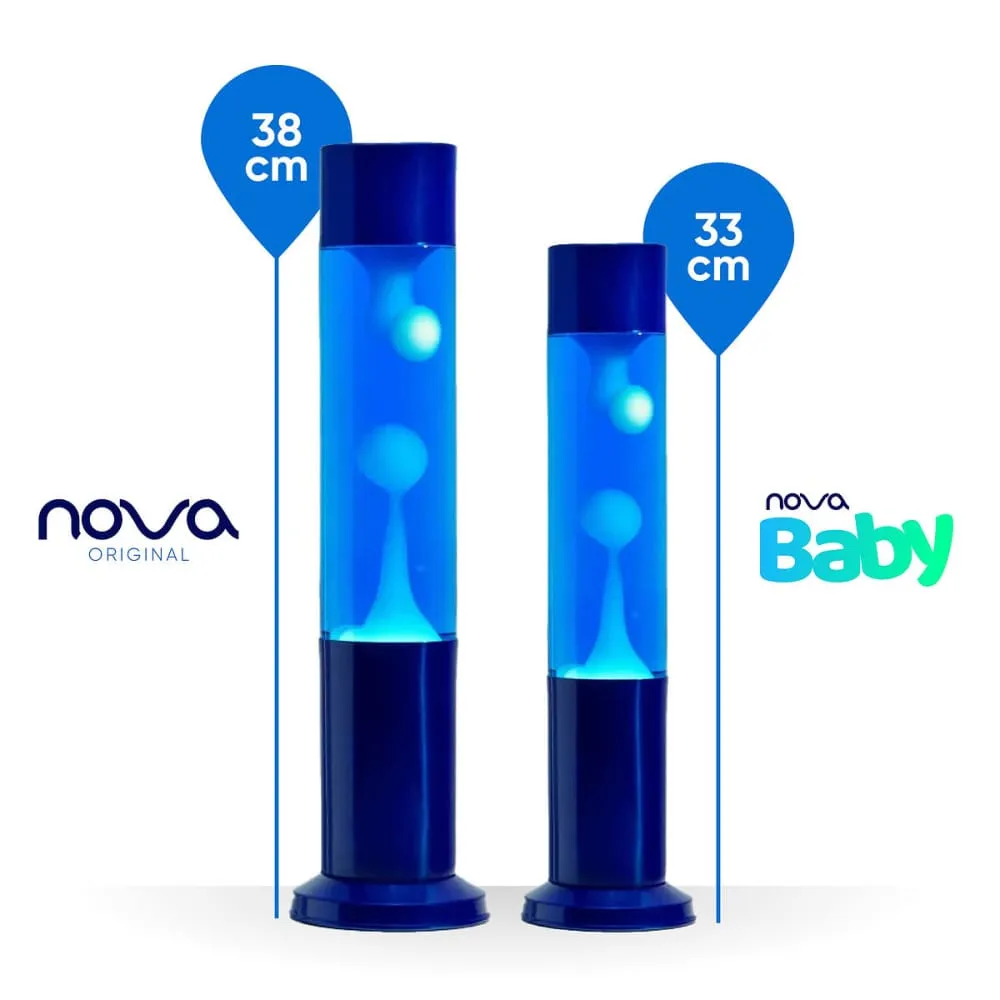 Nova Baby Colour Lava Lamp Blue