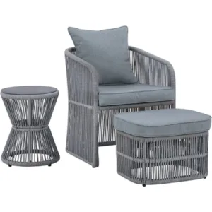 Outdoor Coast Island 3 Piece Outdoor Seating