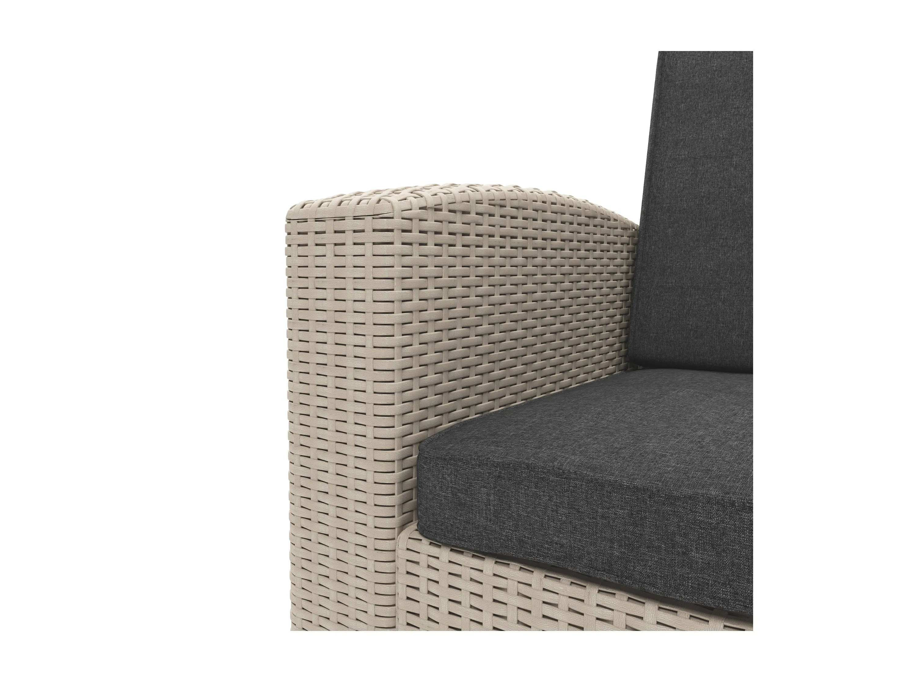 Outdoor Wicker Loveseat