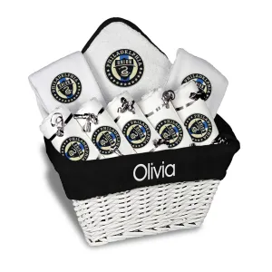 Personalized Philadelphia Union Large Basket - 9 Items