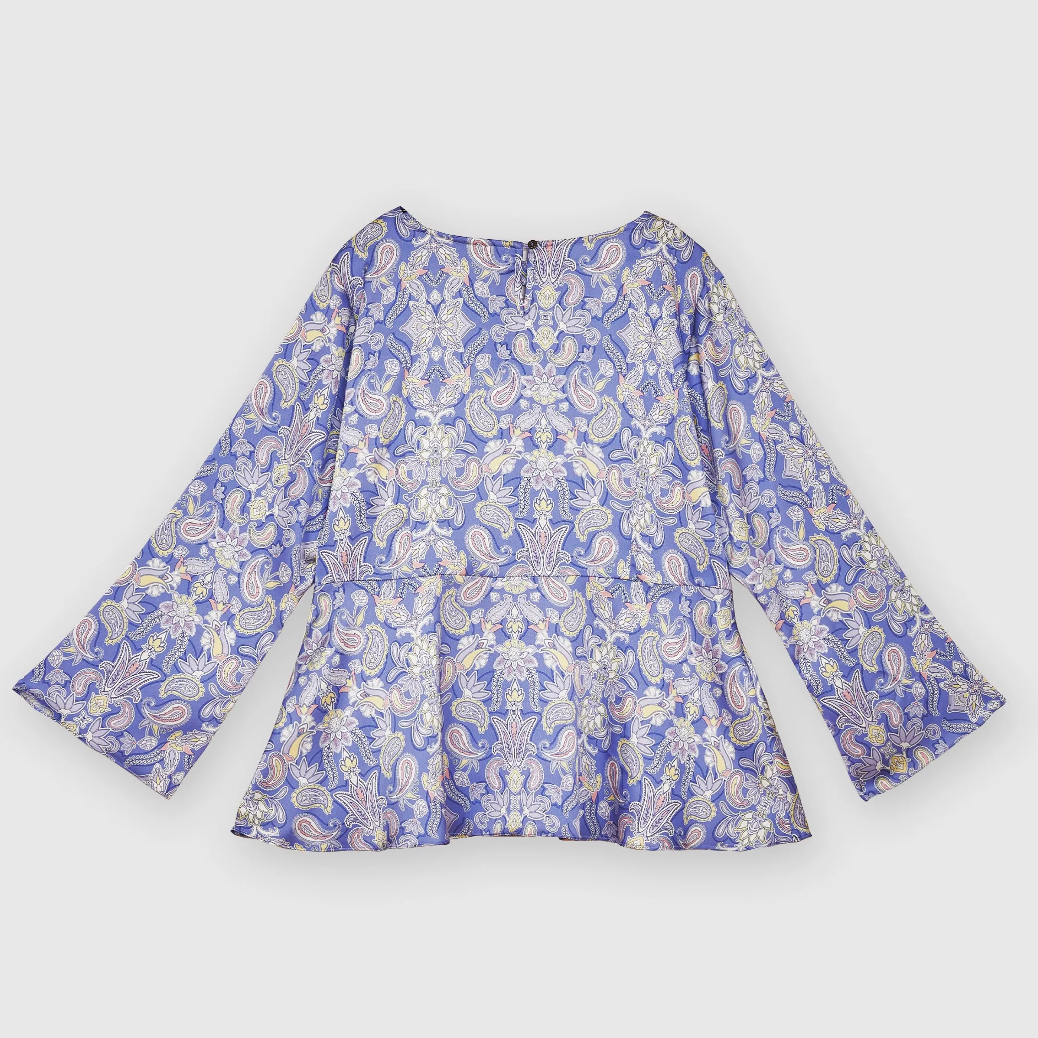 Printed Peplum Top