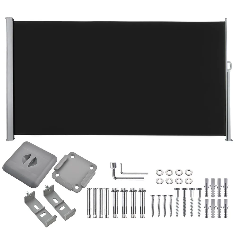 Retractable Side Awning Privacy Screen 63" x 118"