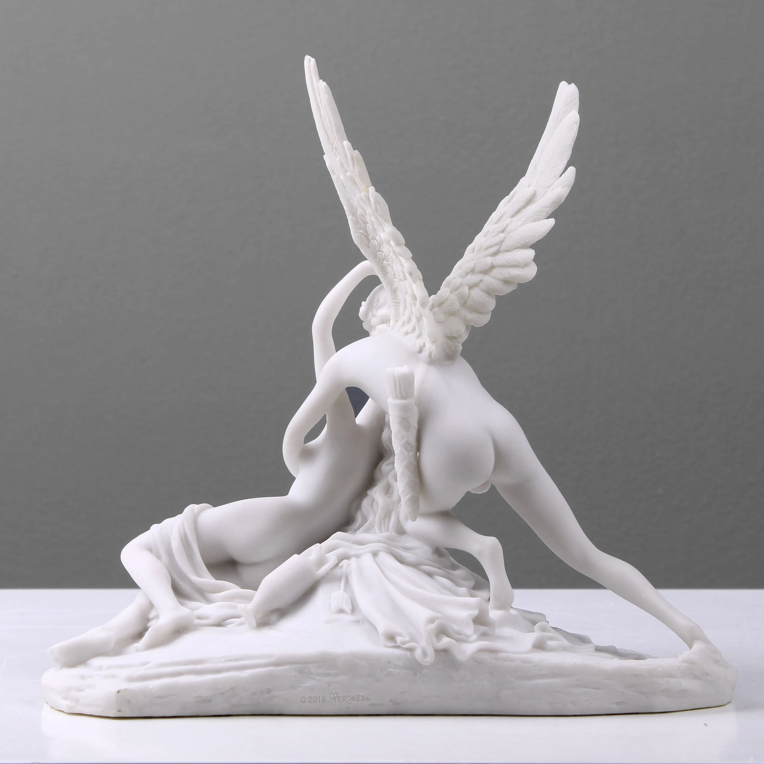 Sculpture of Cupid and Psyche (White Statue)