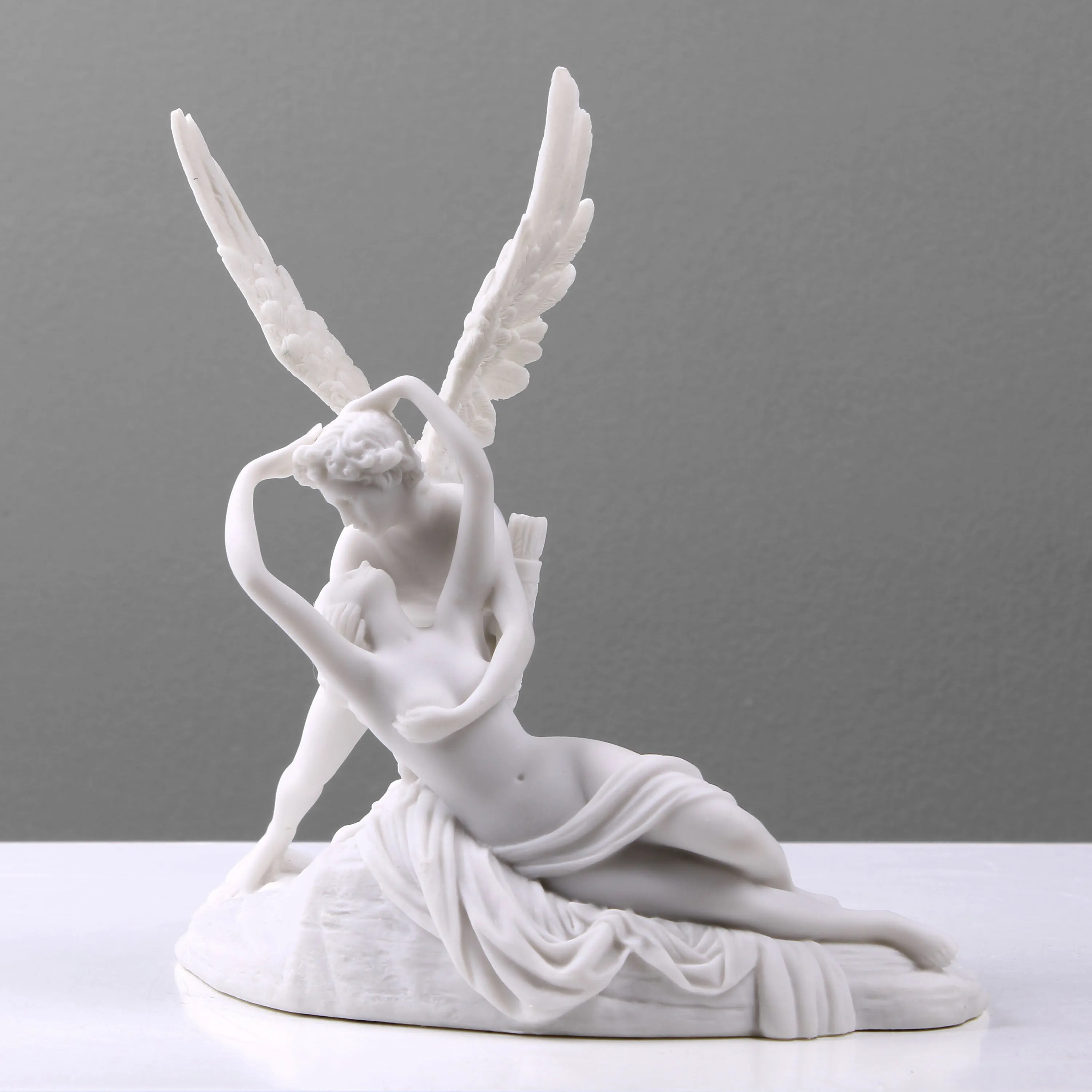 Sculpture of Cupid and Psyche (White Statue)