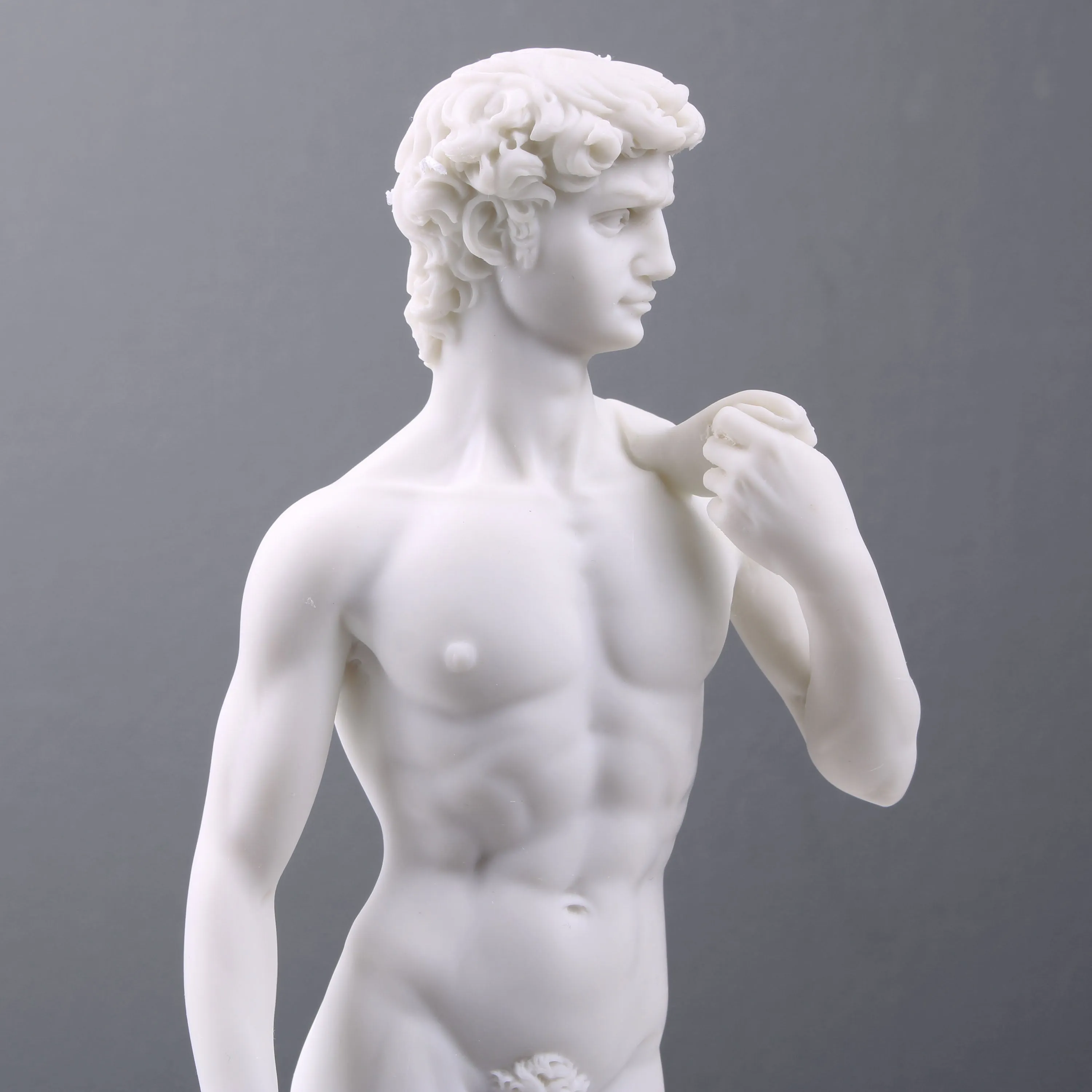 Sculpture of David by Michelangelo (White Statue)