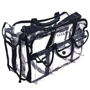 SHANY Large Clear Professional Make-Up Bag, 18" x 10" x 11"